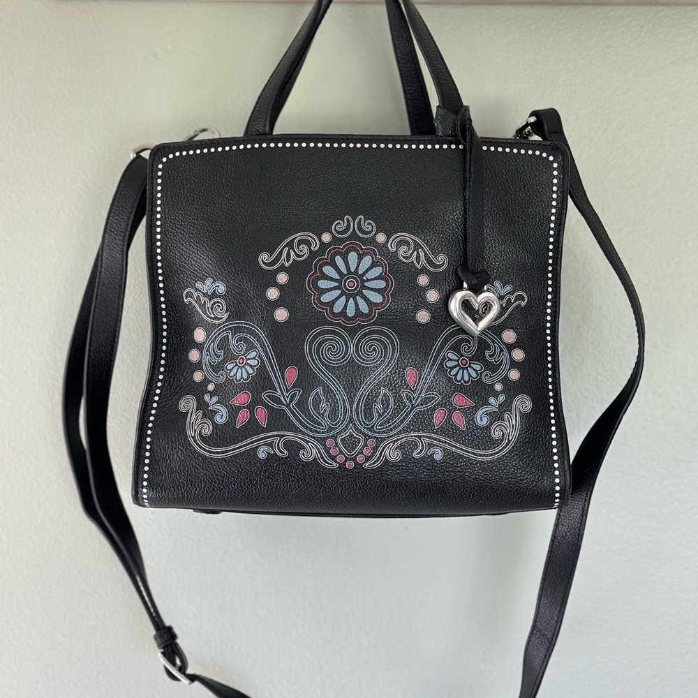 Brighton black leather Handbag
